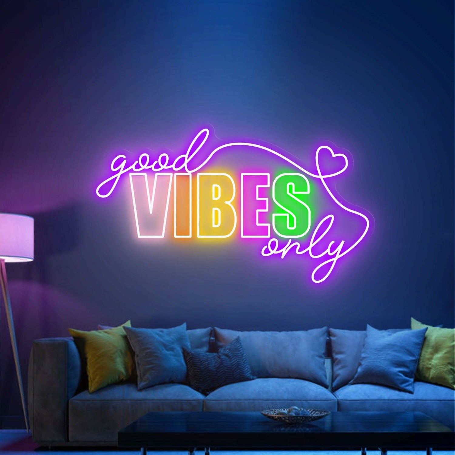 Space With Good Vibes Only Neon Sign | Shineneon