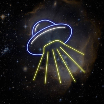 Spaceship Led Neon Sign For Kids Rooms Gaming - Shineneon