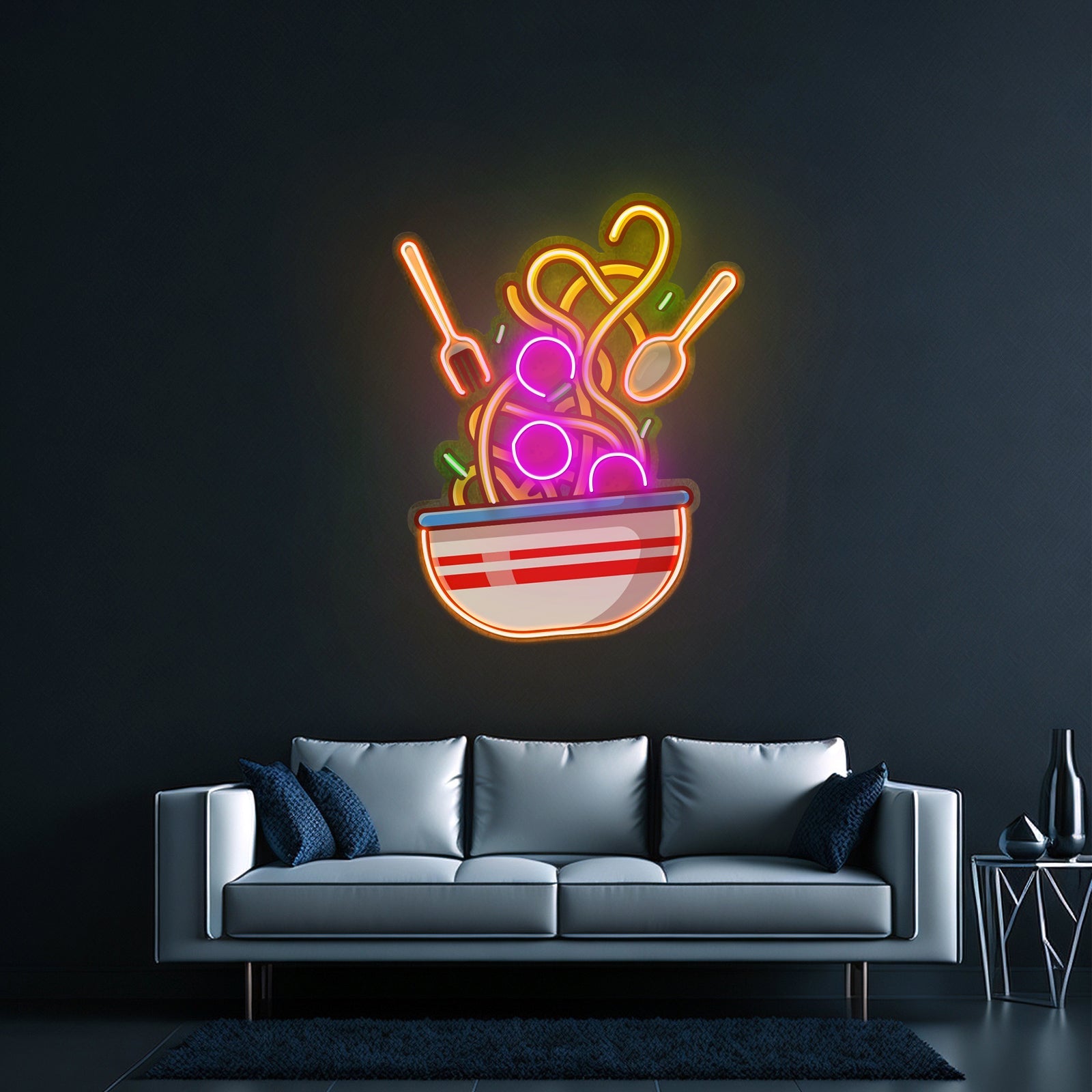 Spaghetti Led Neon Sign Light Custom Led Signs - Shineneon