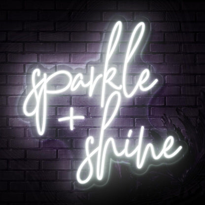 Sparkle And Shine Led Neon Sign For Positive And Fun Spaces | Shineneon