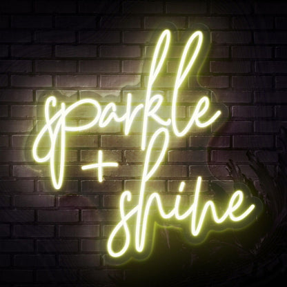 Sparkle And Shine Led Neon Sign For Positive And Fun Spaces | Shineneon