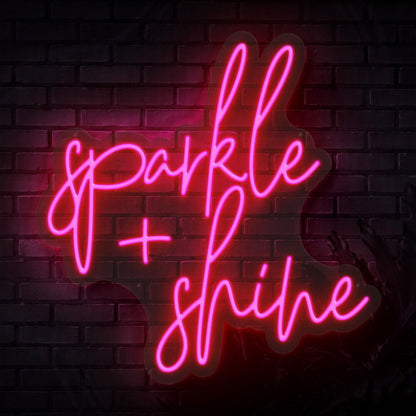 Sparkle And Shine Led Neon Sign For Positive And Fun Spaces | Shineneon