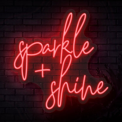 Sparkle And Shine Led Neon Sign For Positive And Fun Spaces | Shineneon