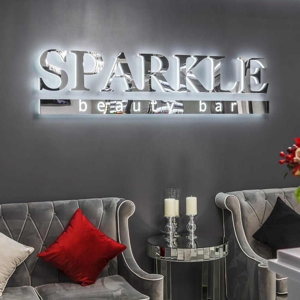Sparkle Beauty Bar 3D Backlit Channel Letters Led Light Sign - Shineneon