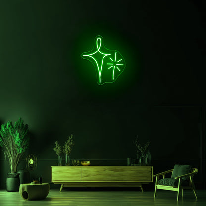 Sparkle Stars Artistic Neon Signs Wall Art Led Signs - Shineneon