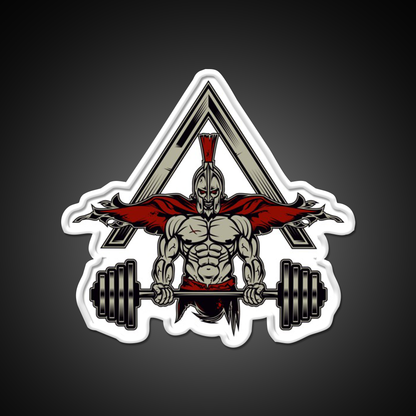 Spartan Bodybuilding Weight Lifter Gym Fitness Led Neon Sign Rgb Color