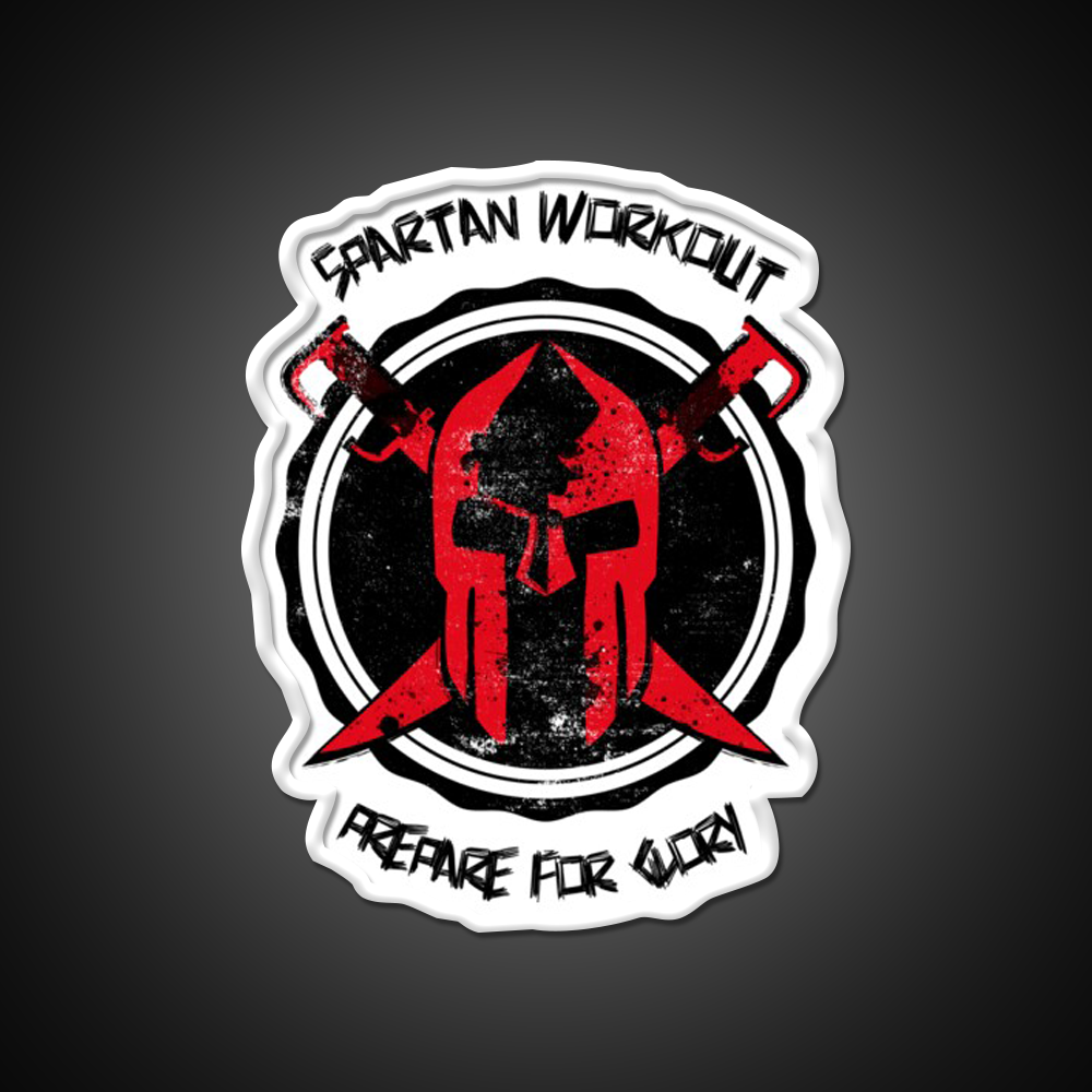 Spartan Workout Gym Fitness Led Neon Sign Rgb Color