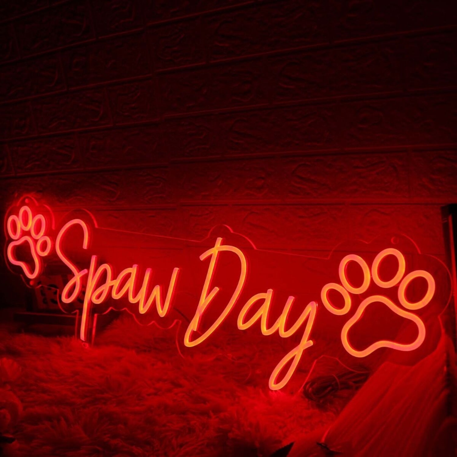 Spaw Day Red Led Neon Sign - Shineneon