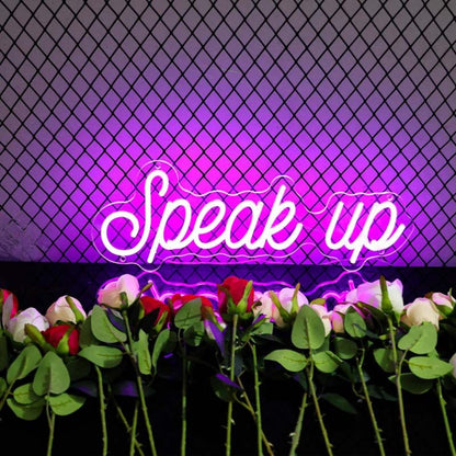 Speak Up Led Neon Sign | Shineneon