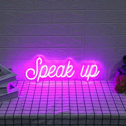 Speak Up Led Neon Sign | Shineneon