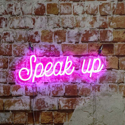 Speak Up Led Neon Sign | Shineneon