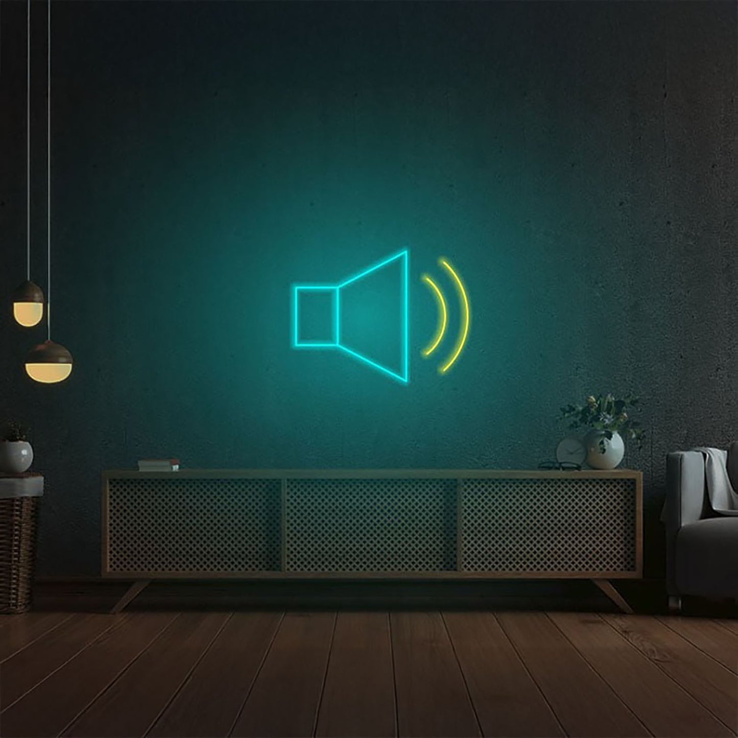 Speaker Led Neon Light