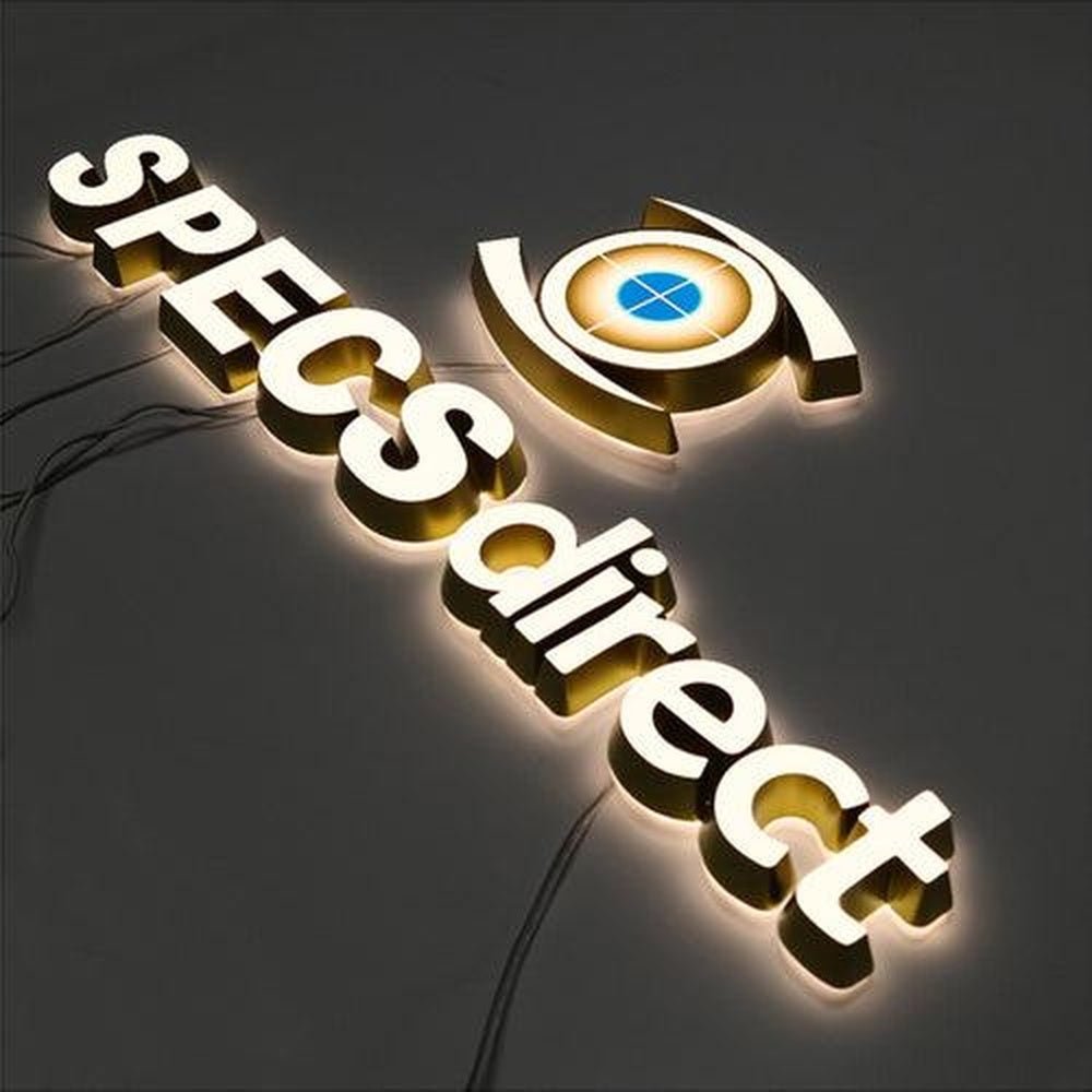 Specsdirect 3D Frontlit And Backlit Channel Letter Led Light Sign - Shineneon