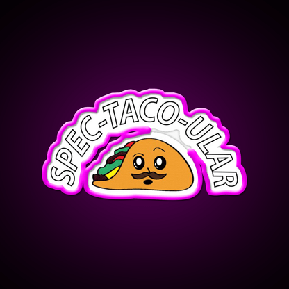 Spectacular Funny Taco Led Neon Sign Mexican Food Sign Rgb Color - Shineneon