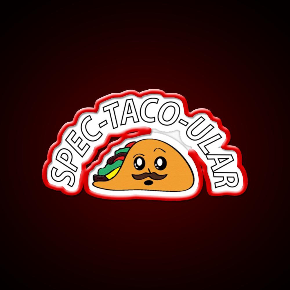 Spectacular Funny Taco Led Neon Sign Mexican Food Sign Rgb Color - Shineneon