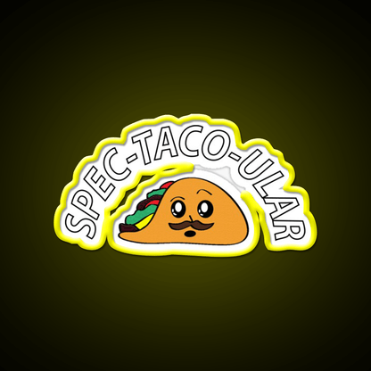 Spectacular Funny Taco Led Neon Sign Mexican Food Sign Rgb Color - Shineneon