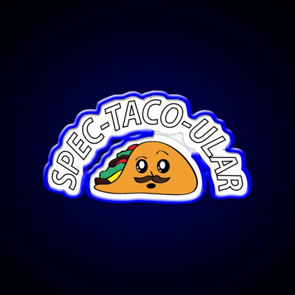 Spectacular Funny Taco Led Neon Sign Mexican Food Sign Rgb Color - Shineneon