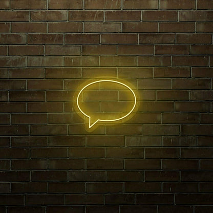 Speech Bubble Led Neon Sign - Shineneon