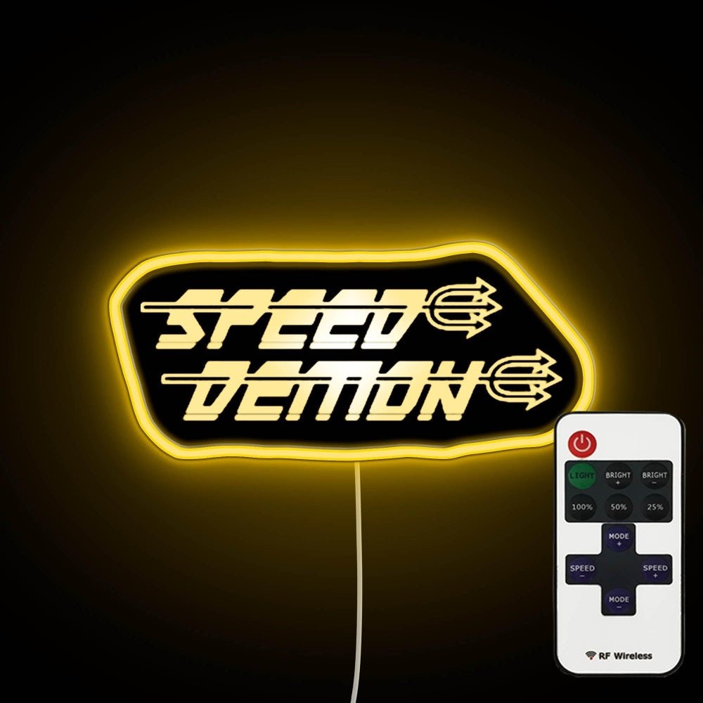 Speed Demon A Neon Sign - Shineneon