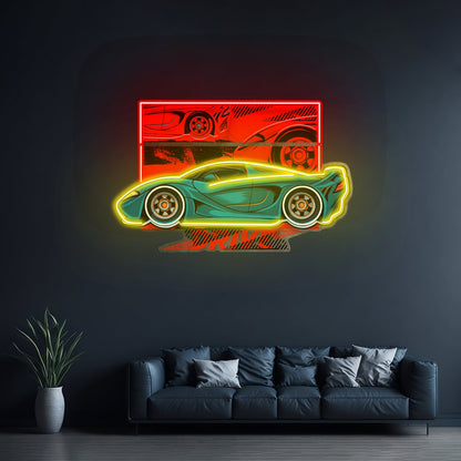 Speed Racing Led Neon Sign Light Custom Led Signs - Shineneon