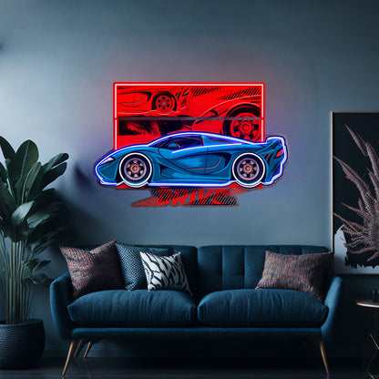 Speed Racing Led Neon Sign Light Custom Led Signs