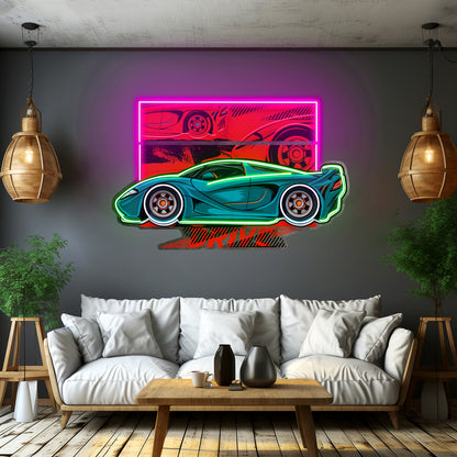 Speed Racing Led Neon Sign Light Custom Led Signs