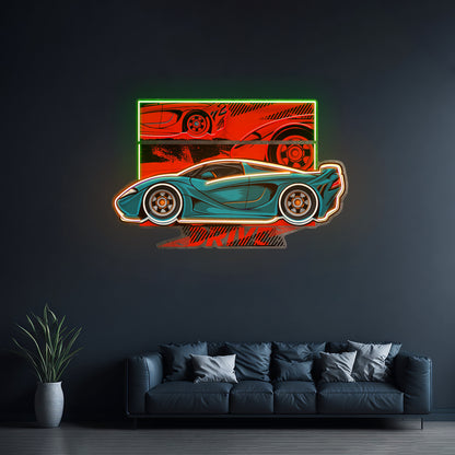 Speed Racing Led Neon Sign Light Custom Led Signs