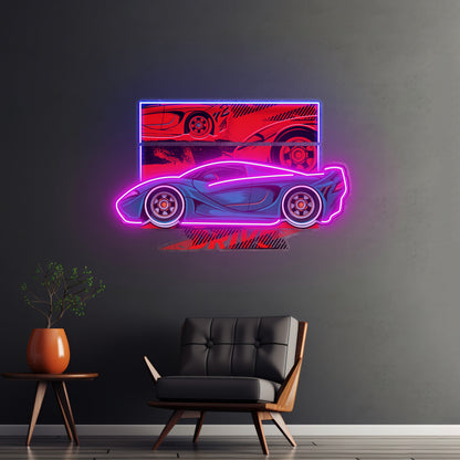 Speed Racing Led Neon Sign Light Custom Led Signs