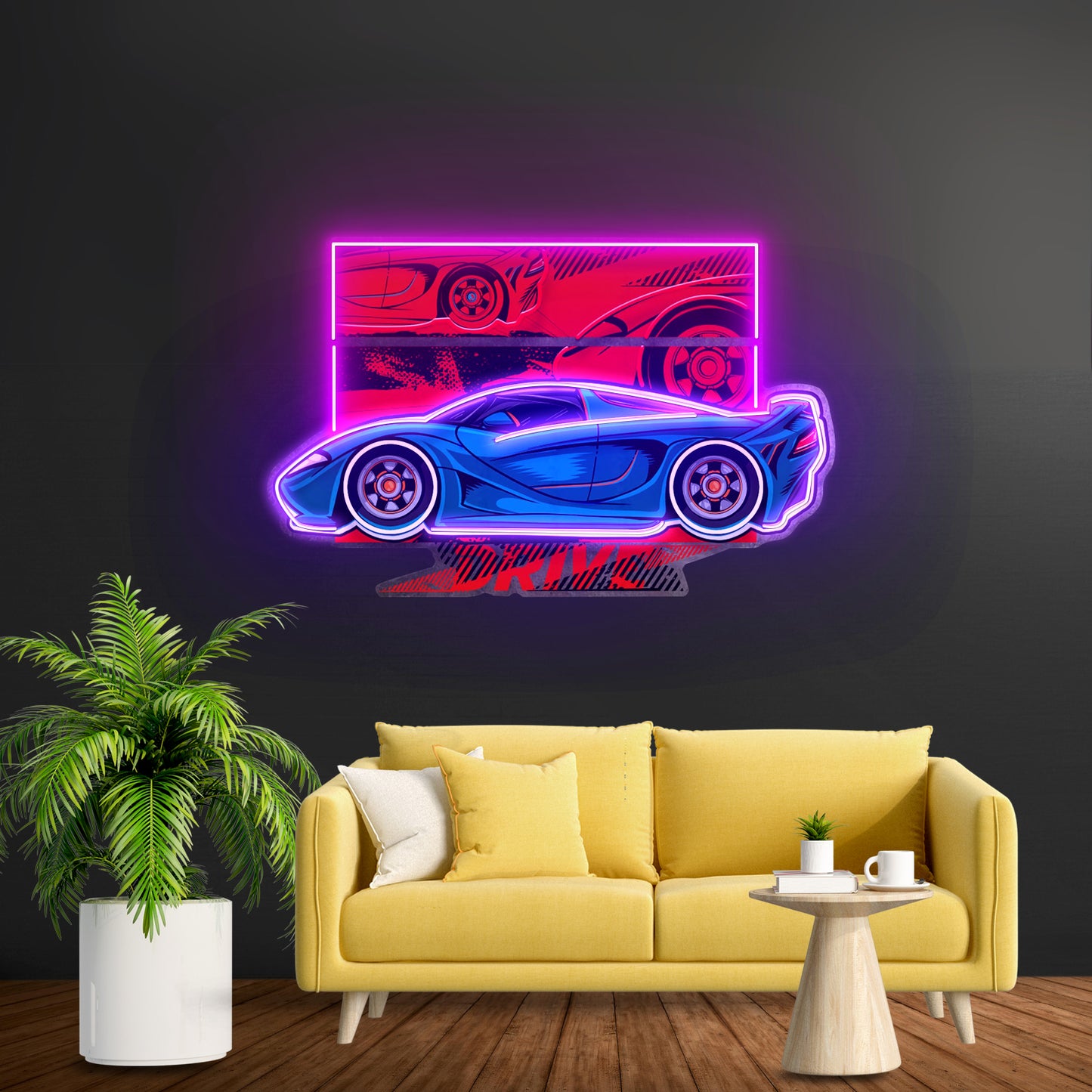 Speed Racing Led Neon Sign Light Custom Led Signs