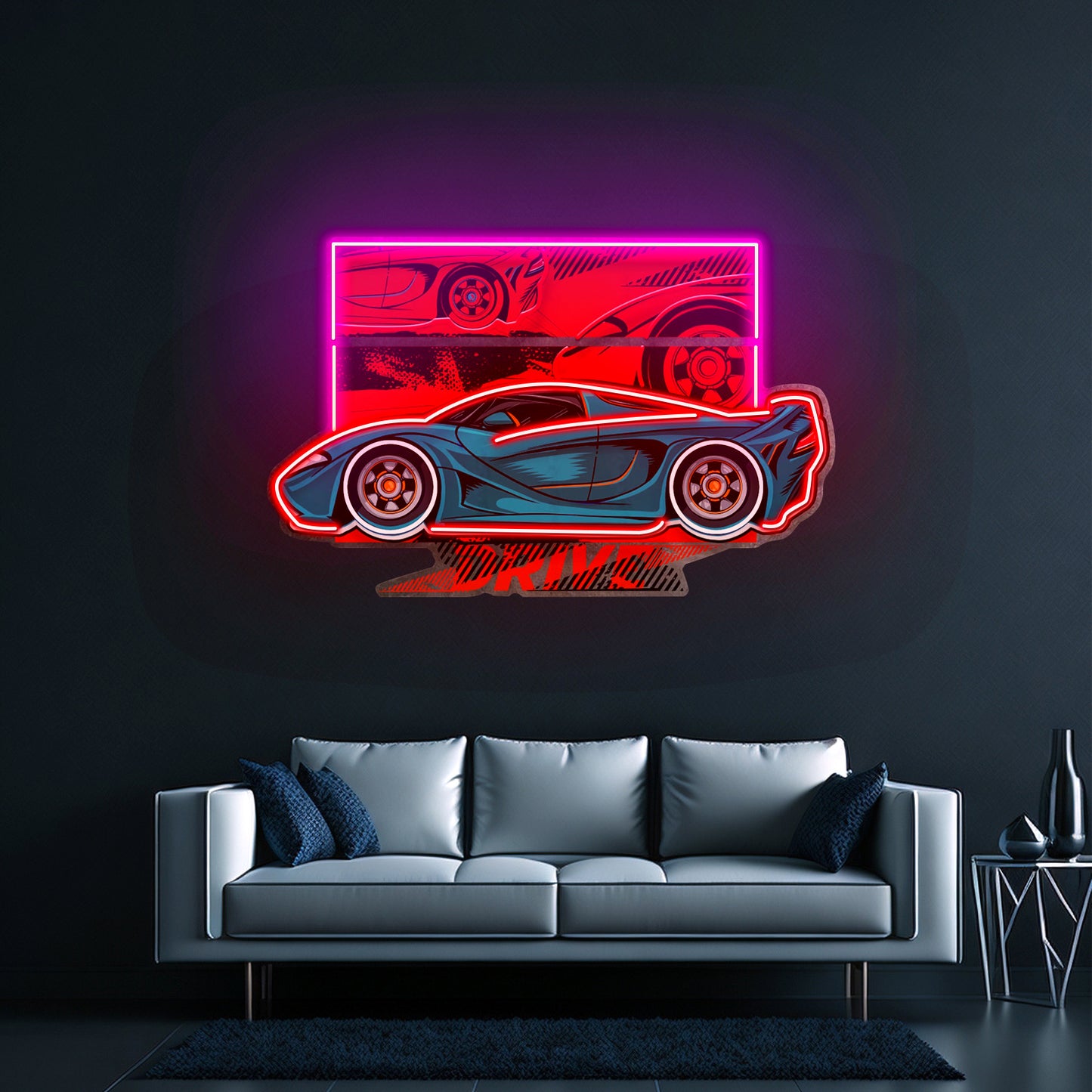 Speed Racing Led Neon Sign Light Custom Led Signs