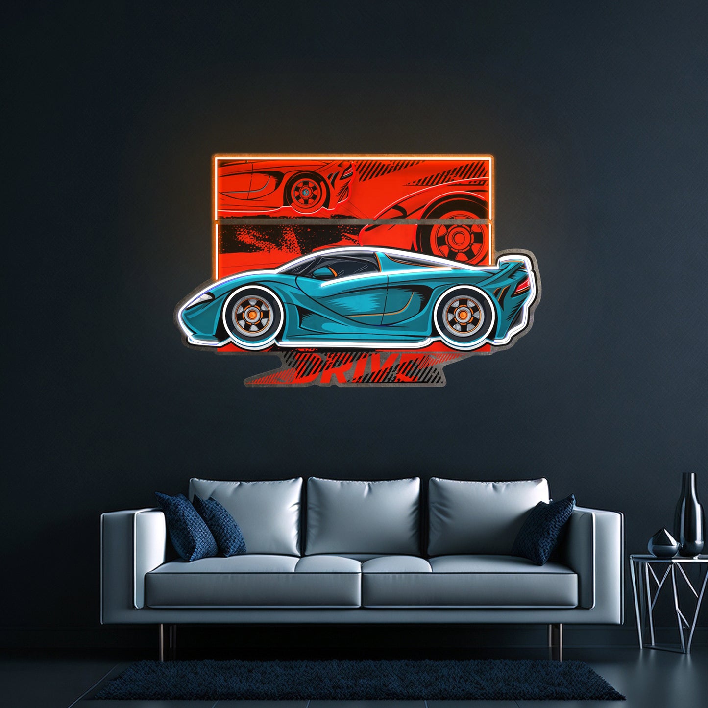 Speed Racing Led Neon Sign Light Custom Led Signs