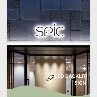 Spic 3D Backlit Letters Business Metal Led Sign