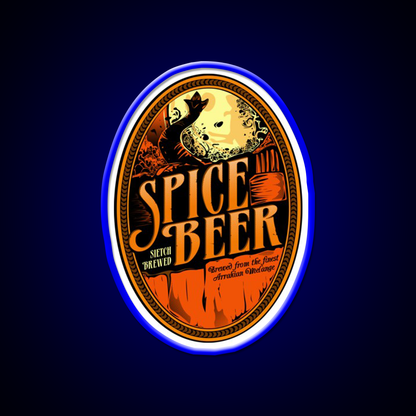 Spice Beer Label Beer Bar Decor Led Neon Sign Rgb Color - LED neon sign view 5