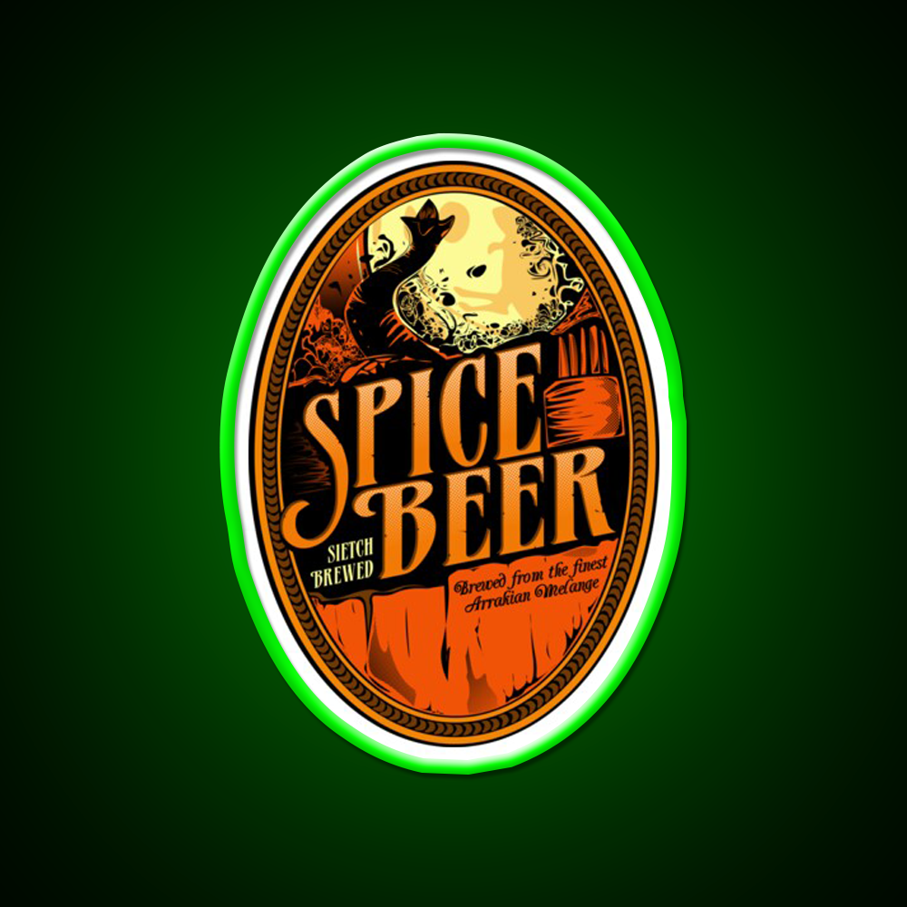 Spice Beer Label Beer Bar Decor Led Neon Sign Rgb Color - LED neon sign view 8