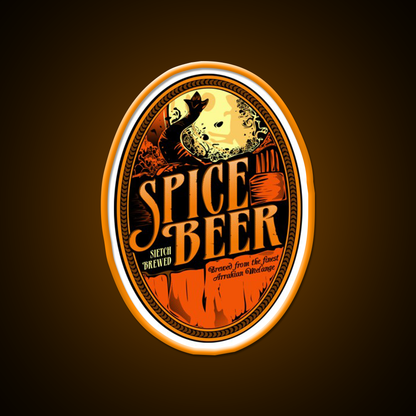 Spice Beer Label Beer Bar Decor Led Neon Sign Rgb Color - LED neon sign view 6