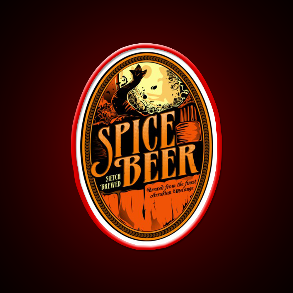 Spice Beer Label Beer Bar Decor Led Neon Sign Rgb Color - LED neon sign view 10