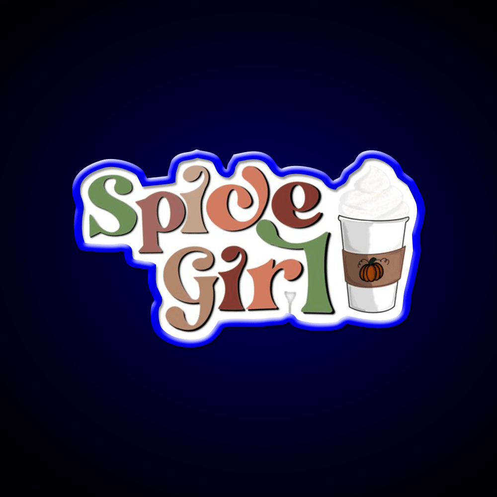 Spice Girl Psl Cafe Led Neon Sign Espresso Bar Art Rgb Color - Shineneon