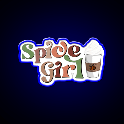 Spice Girl Psl Cafe Led Neon Sign Espresso Bar Art Rgb Color - Shineneon