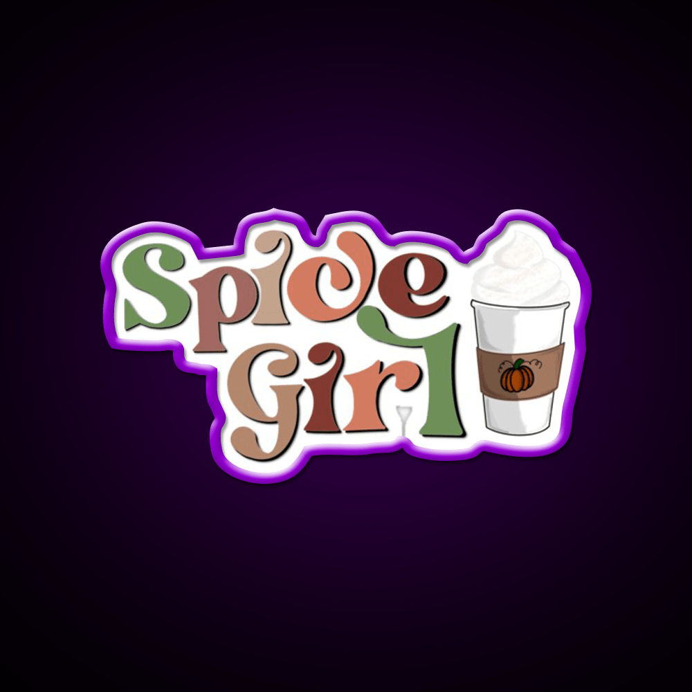 Spice Girl Psl Cafe Led Neon Sign Espresso Bar Art Rgb Color - Shineneon
