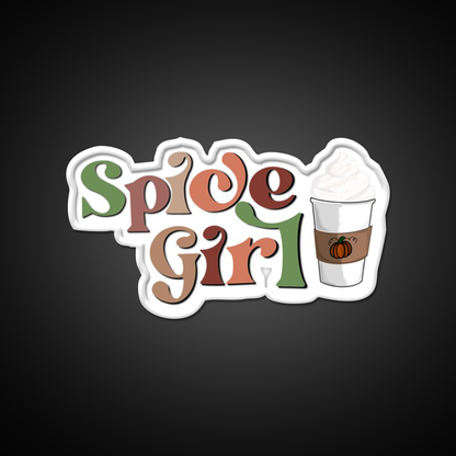 Spice Girl Psl Cafe Led Neon Sign Espresso Bar Art Rgb Color