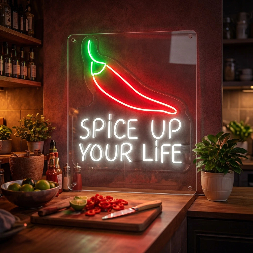 Spice Up Your Life LED Neon Sign - 01 Original Product Image