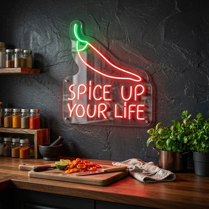 Spice Up Your Life LED Neon Sign - 02 High-Converting Product Image