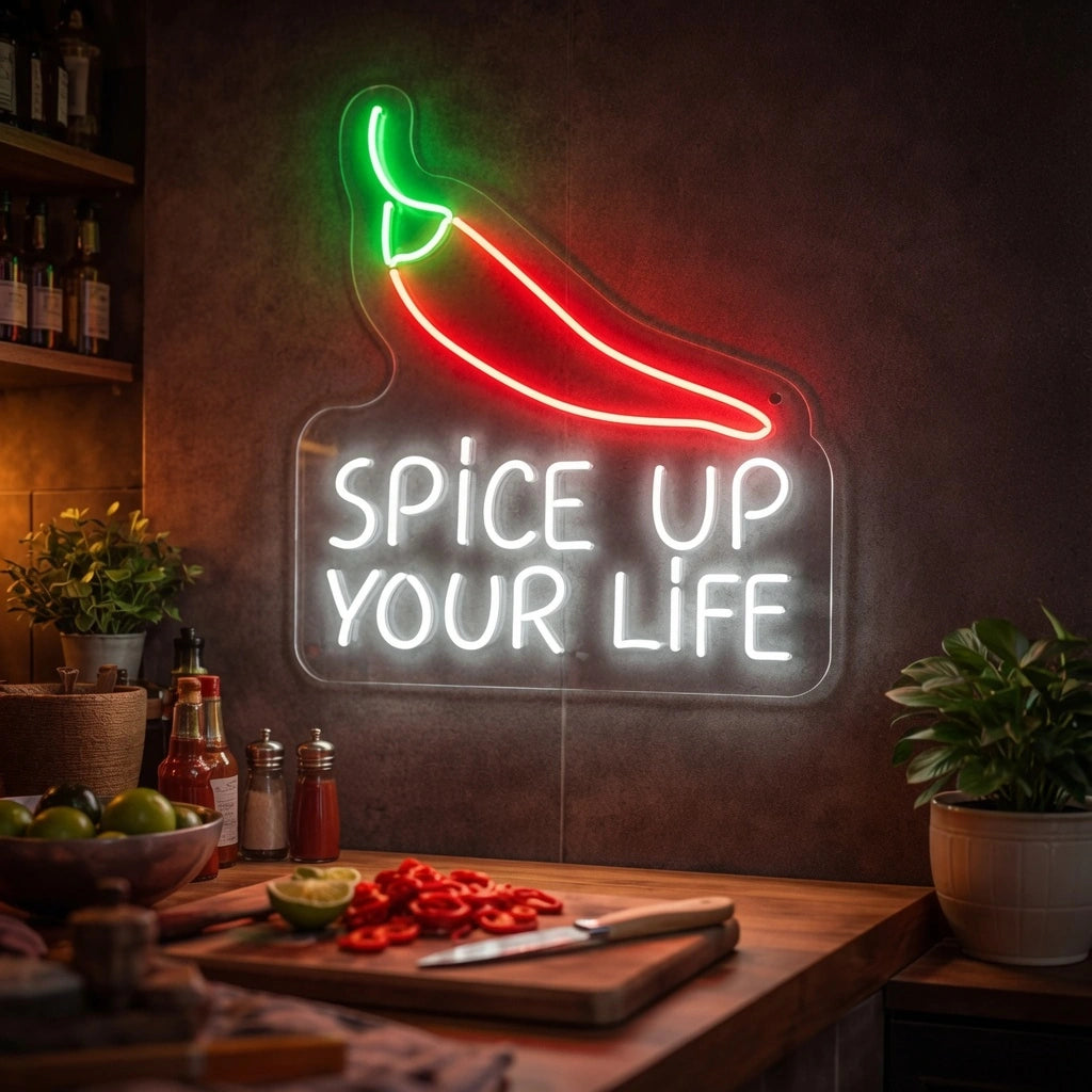 Spice Up Your Life LED Neon Sign Wall Neon Sign - 01 Original Product Image