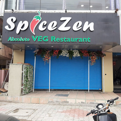 Spice Zen Restaurant 3D Frontlit Channel Letters Led Light Sign - Shineneon