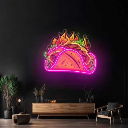 Spicy Taco Led Neon Sign Light Custom Led Signs - Shineneon