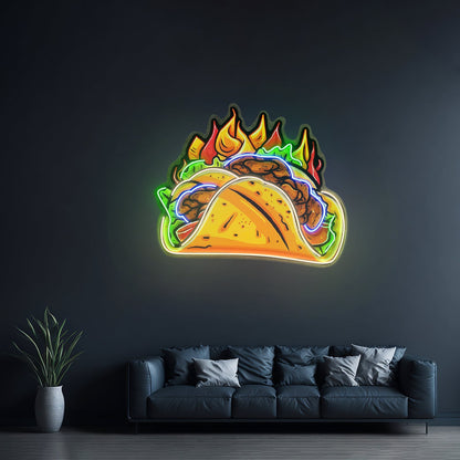 Spicy Taco Led Neon Sign Light Custom Led Signs - Shineneon