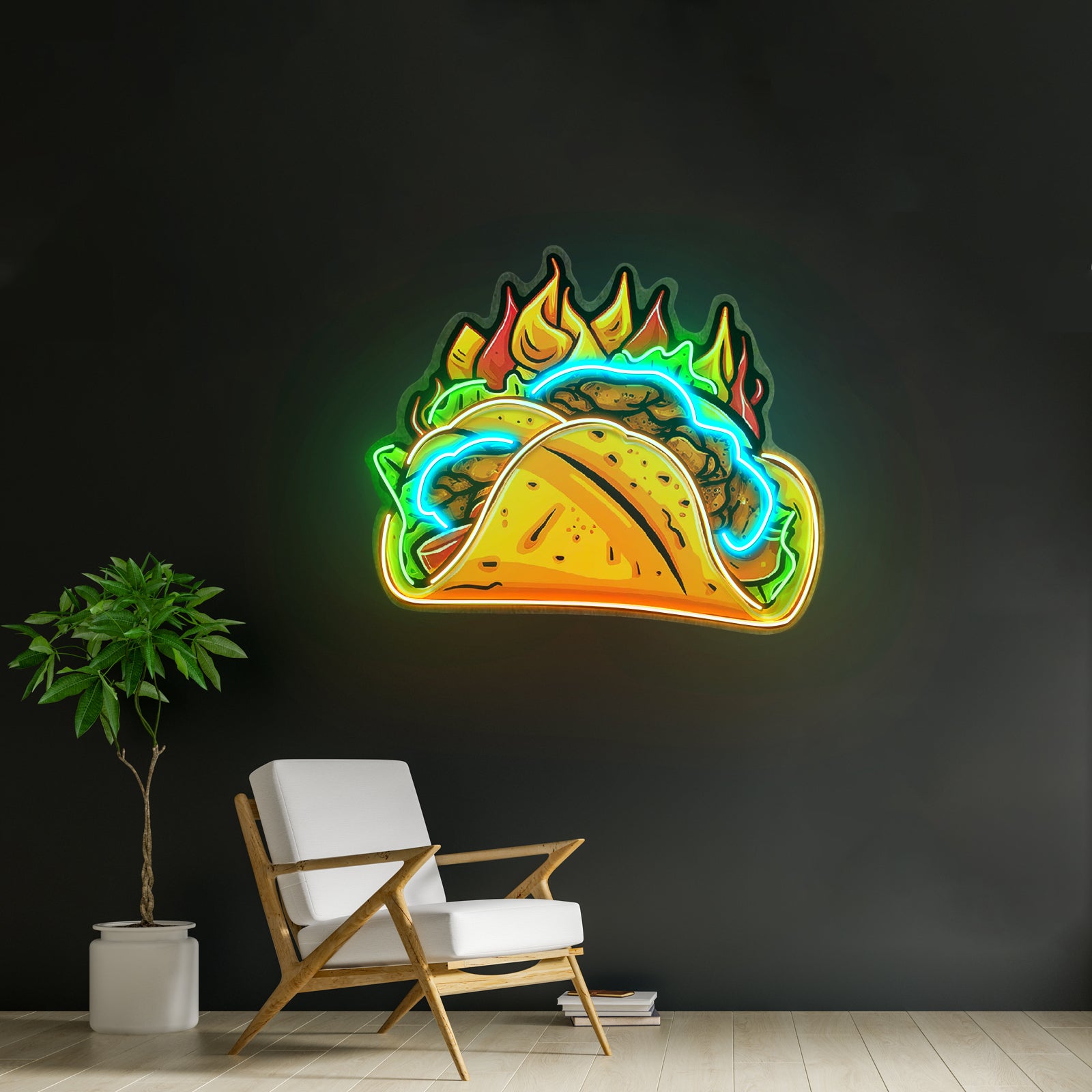Spoiled Monkey Custom Led Signs Artwork For Sale