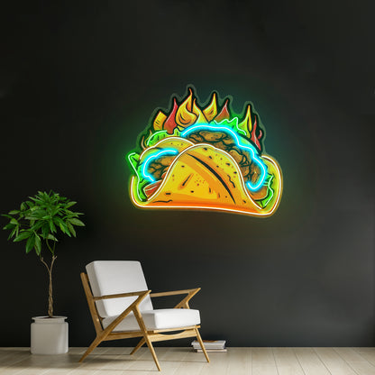 Spoiled Monkey Custom Led Signs Artwork For Sale