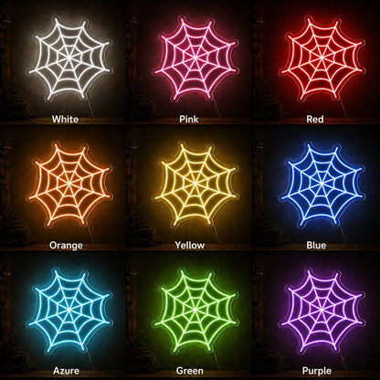 Spider Web Outline LED Neon Sign - Shineneon