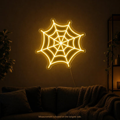 Spider Web Outline LED Neon Sign - Shineneon